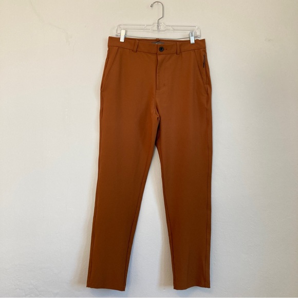 flx Pants Flx Urban Commuter Mens 32 Camel Tan Flat Front Dynamic Stretch Chino Pants Poshmark